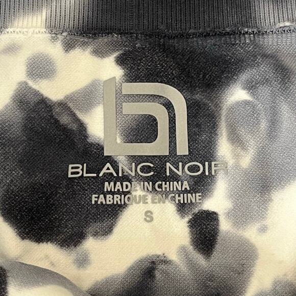 Blanc Noir Infinity High Rise Workout Legging Grey Tie Dye Ankle Detailing Small - Picture 8 of 11
